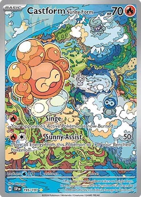 Castform Sunny Form 2024 Pokemon Scarlet & Violet Surging Sparks
