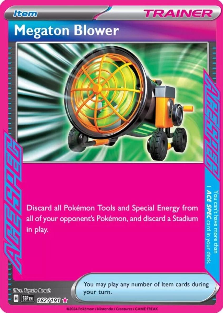 Megaton Blower 2024 Pokemon Scarlet & Violet Surging Sparks