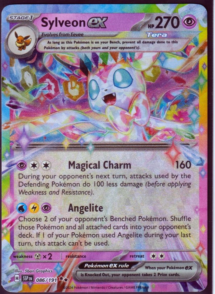 2024 Pokemon Surging Sparks #086 Sylveon front