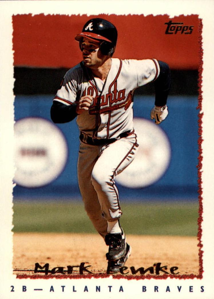 1995 Topps Mark Lemke #486 card