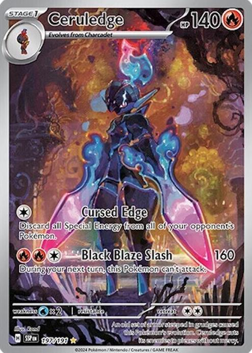 Ceruledge 2024 Pokemon Scarlet & Violet Surging Sparks