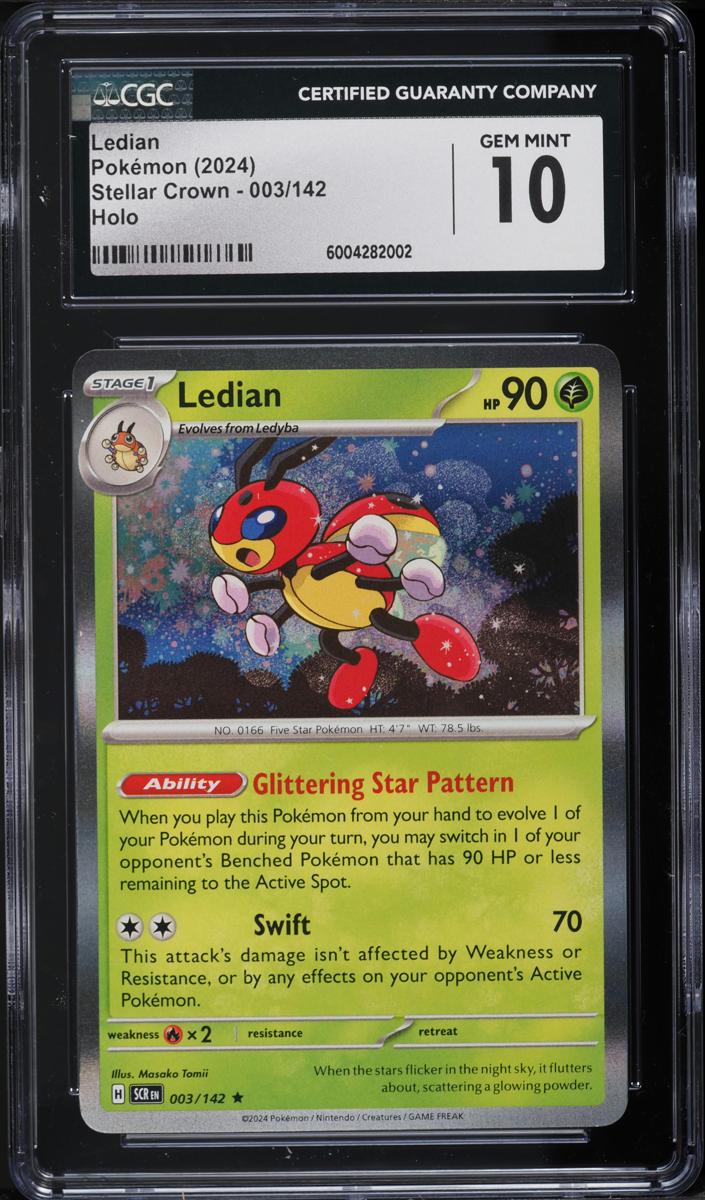 Ledian 2024 Pokemon Scarlet & Violet Stellar Crown
