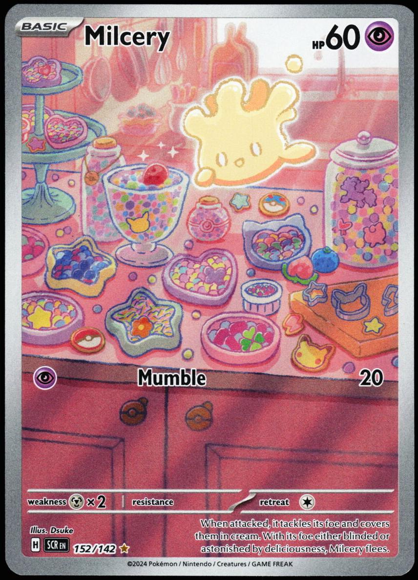 Milcery 2024 Pokemon Scarlet & Violet Stellar Crown