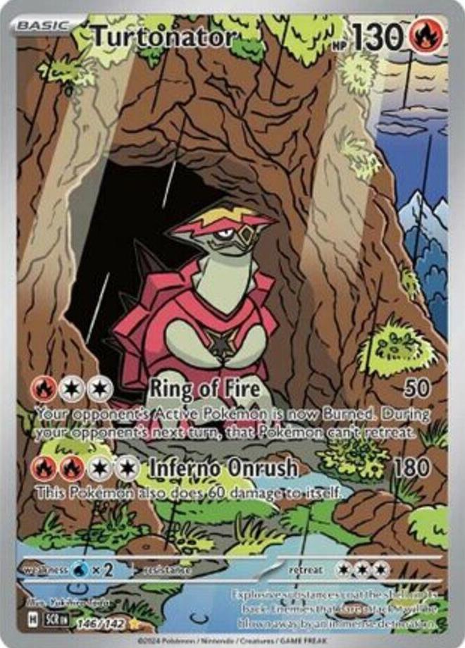 Turtonator 2024 Pokemon Scarlet & Violet Stellar Crown