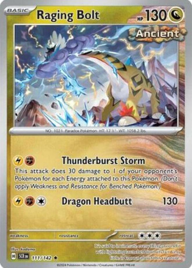 Raging Bolt 2024 Pokemon Scarlet & Violet Stellar Crown