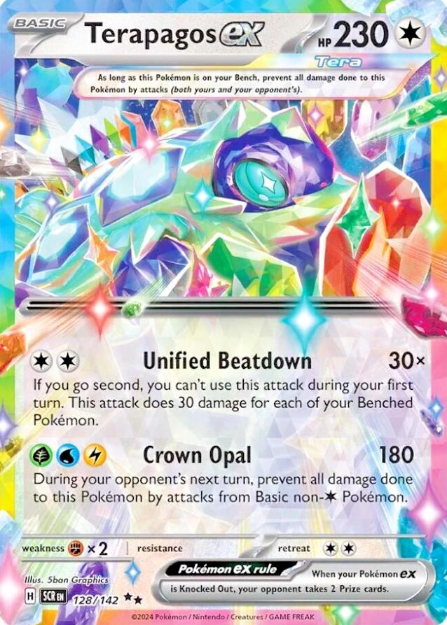 Terapagos EX 2024 Pokemon Scarlet & Violet Stellar Crown