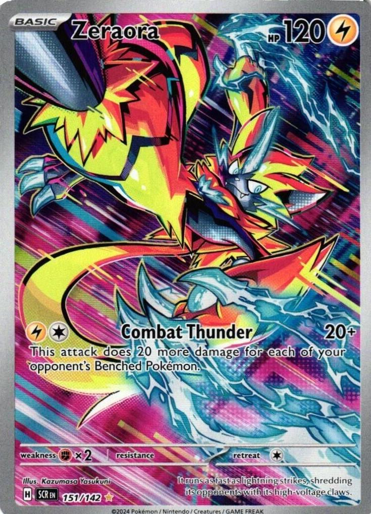 Zeraora 2024 Pokemon Scarlet & Violet Stellar Crown