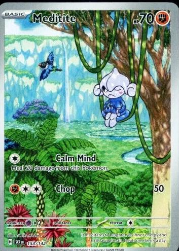 Meditite 2024 Pokemon Scarlet & Violet Stellar Crown