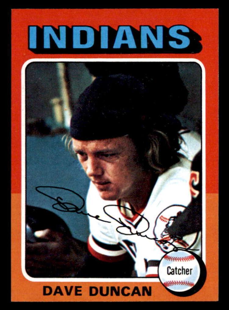 1975 Topps Dave Duncan #238 card