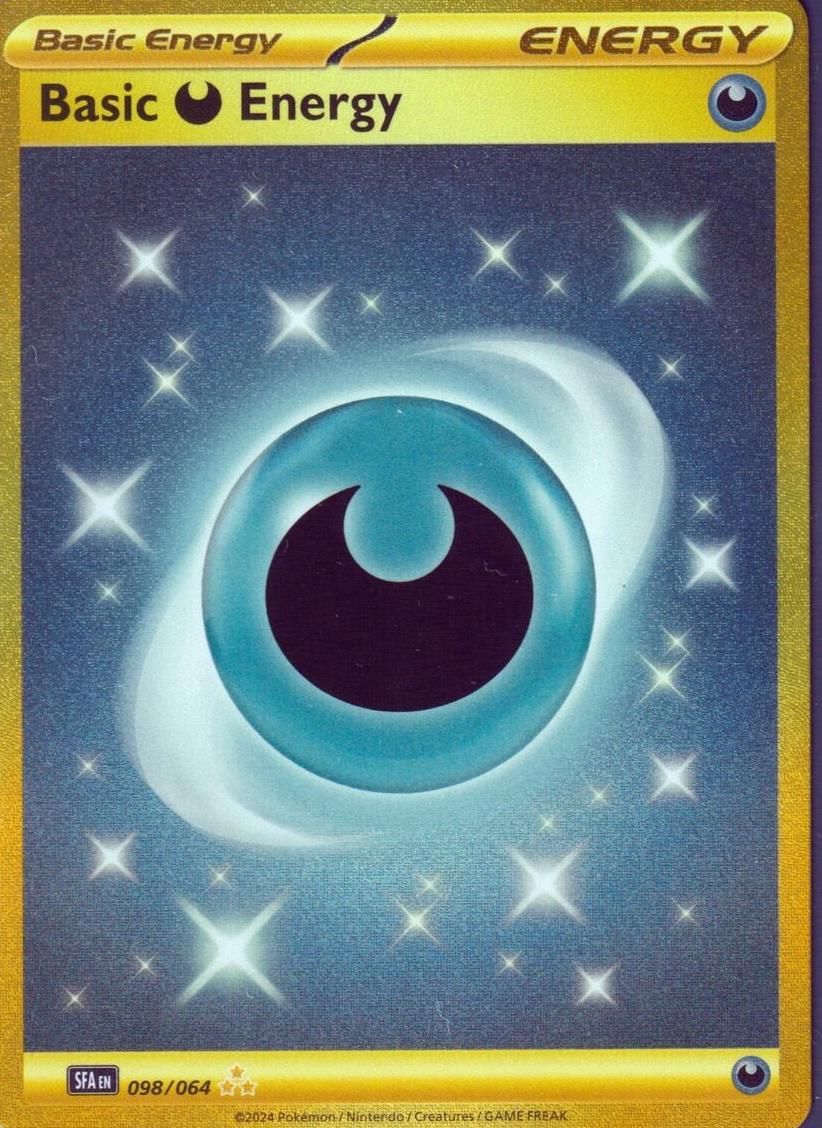 Basic Darkness Energy 2024 Pokemon Scarlet & Violet Shrouded Fable
