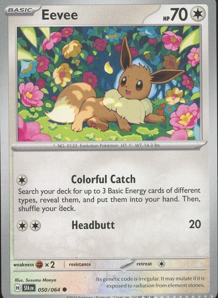 Eevee 2024 Pokemon Scarlet & Violet Shrouded Fable