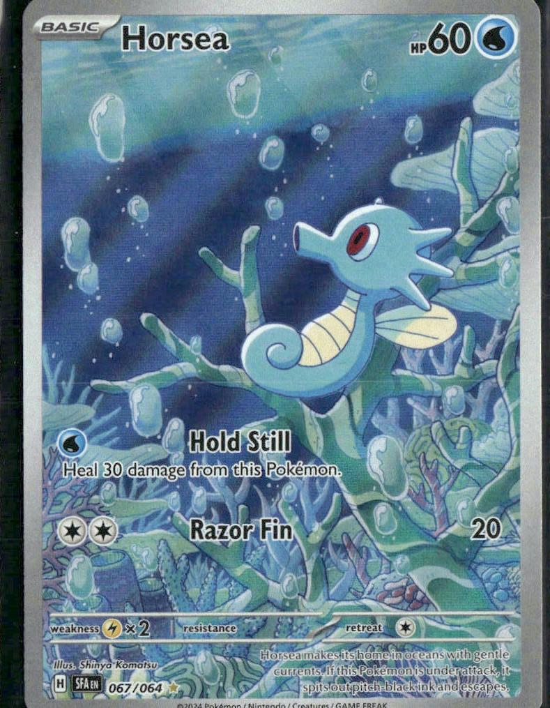 Horsea 2024 Pokemon Scarlet & Violet Shrouded Fable