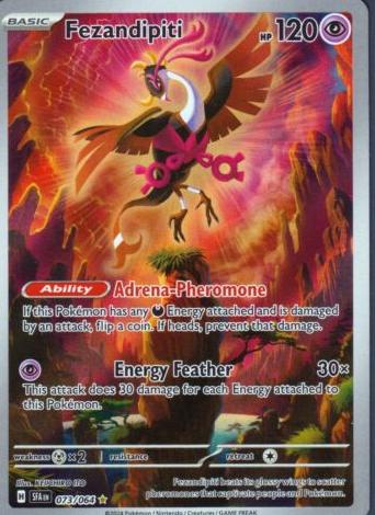 2024 Pokemon Shrouded Fable Illustration Rare #073 Fezandipiti front