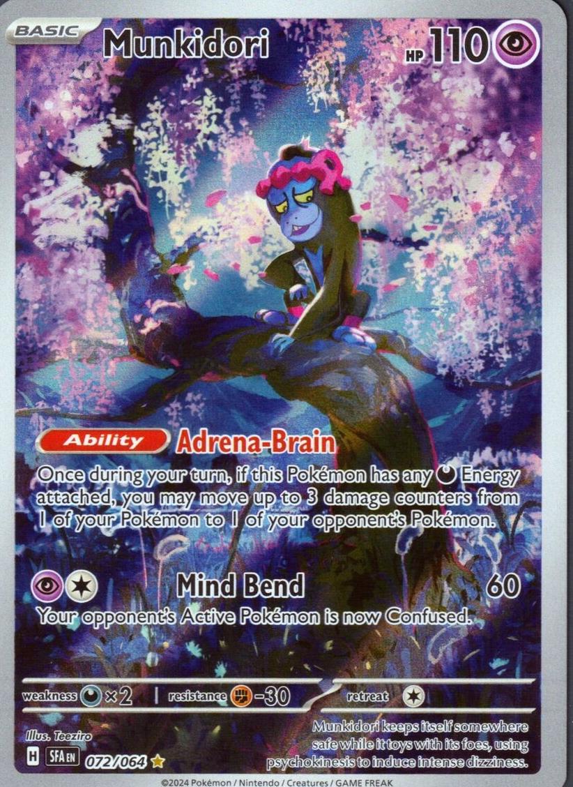 Munkidori 2024 Pokemon Scarlet & Violet Shrouded Fable