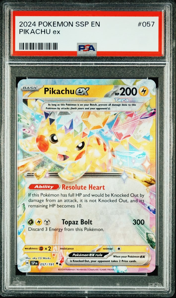 Pikachu EX 2024 Pokemon Scarlet & Violet Surging Sparks