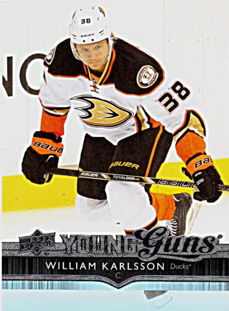 2014 Upper Deck William Karlsson #201 card