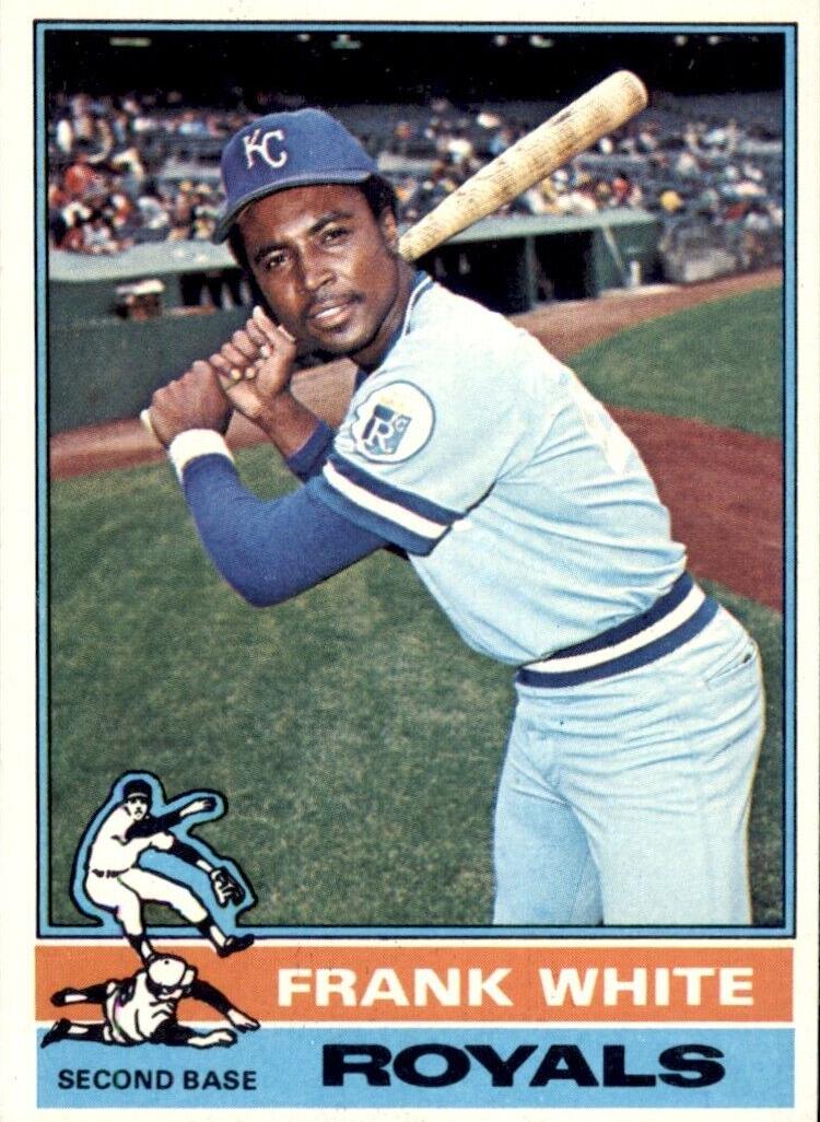 1976 Topps Frank White #369 card