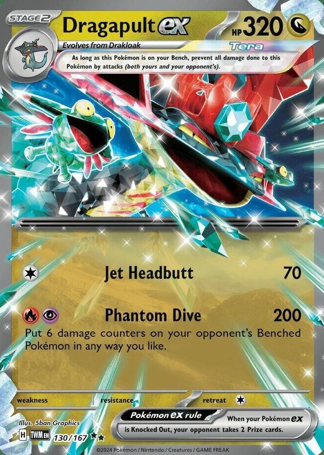 Dragapult EX 2024 Pokemon Scarlet & Violet Twilight Masquerade