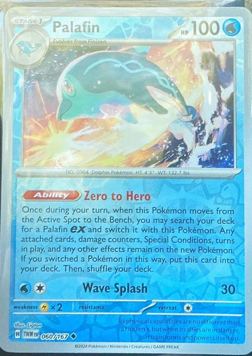 Palafin 2024 Pokemon Scarlet & Violet Twilight Masquerade