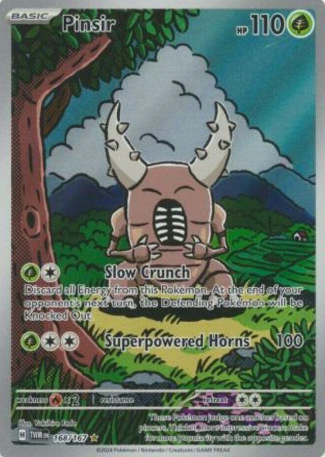 Pinsir 2024 Pokemon Scarlet & Violet Twilight Masquerade