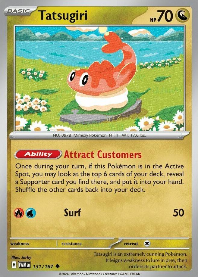 Tatsugiri 2024 Pokemon Scarlet & Violet Twilight Masquerade