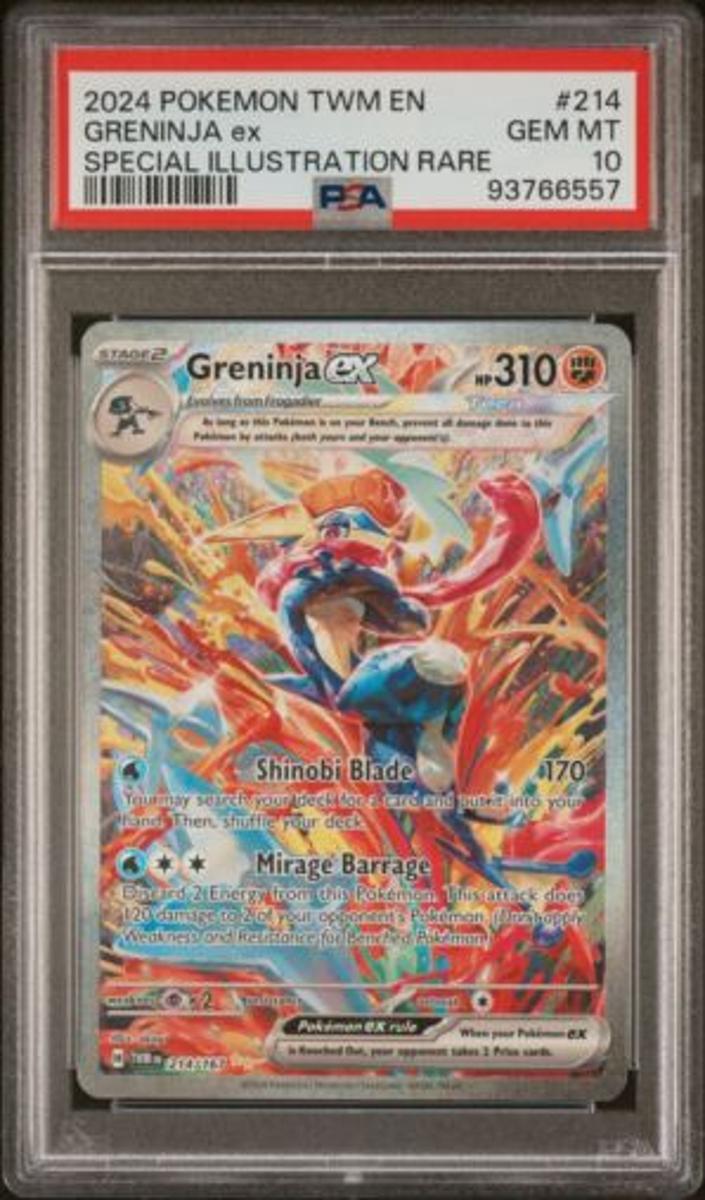 Greninja EX 2024 Pokemon Scarlet & Violet Twilight Masquerade