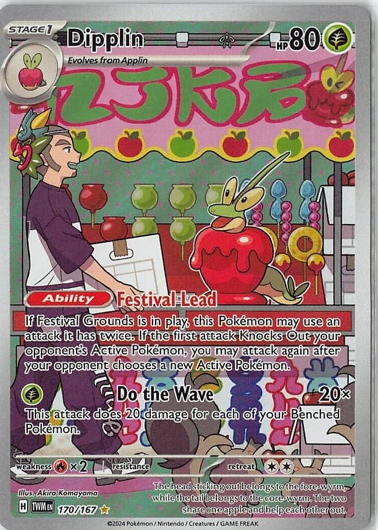 Dipplin 2024 Pokemon Scarlet & Violet Twilight Masquerade