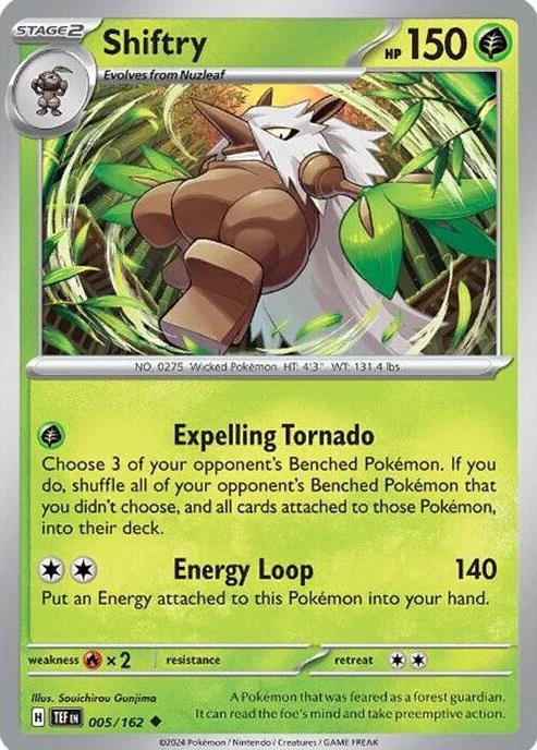 Shiftry 2024 Pokemon Scarlet & Violet Temporal Forces
