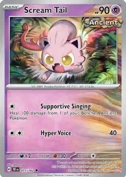 Scream Tail 2024 Pokemon Scarlet & Violet Temporal Forces