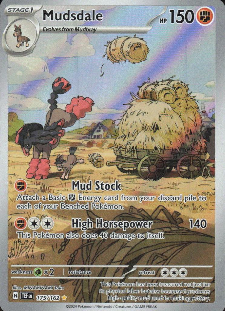 Mudsdale 2024 Pokemon Scarlet & Violet Temporal Forces