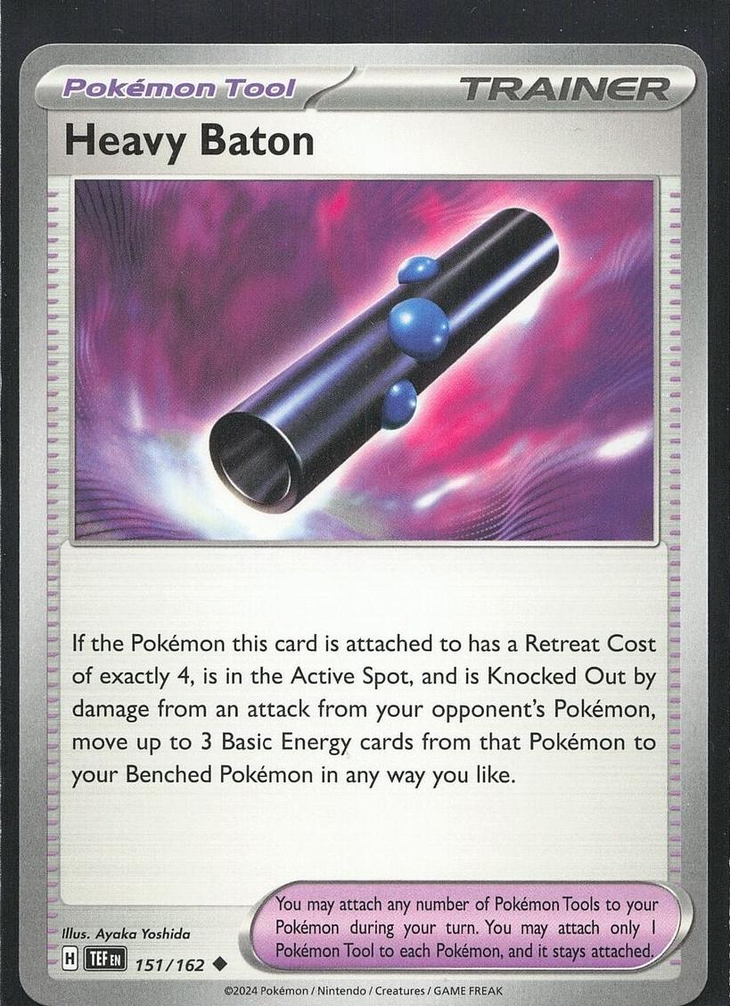 Heavy Baton 2024 Pokemon Scarlet & Violet Temporal Forces
