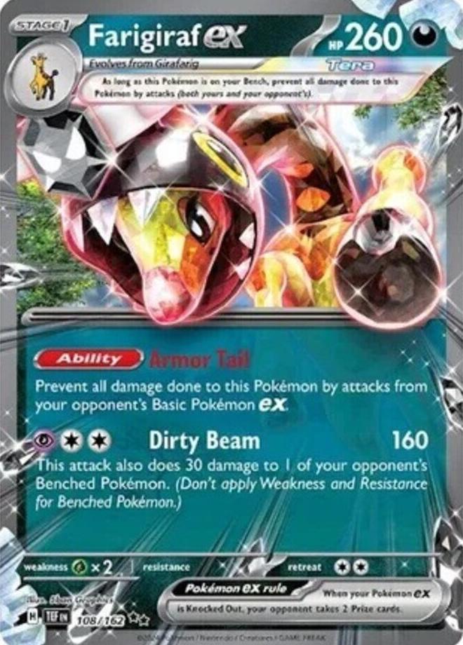 Farigiraf EX 2024 Pokemon Scarlet & Violet Temporal Forces