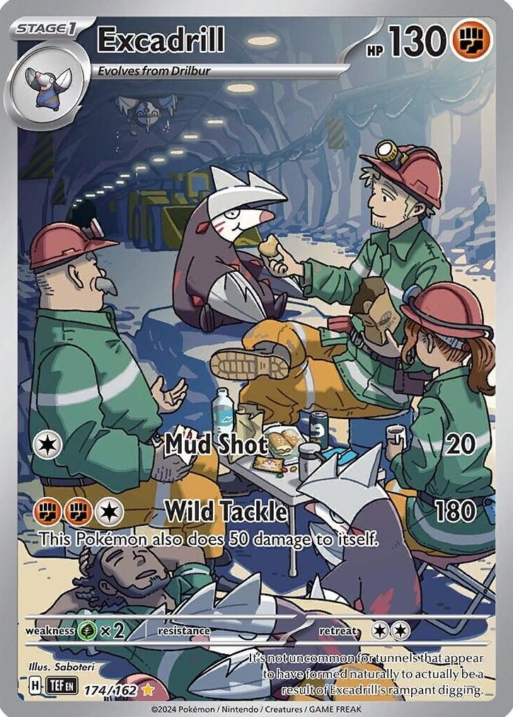 Excadrill 2024 Pokemon Scarlet & Violet Temporal Forces