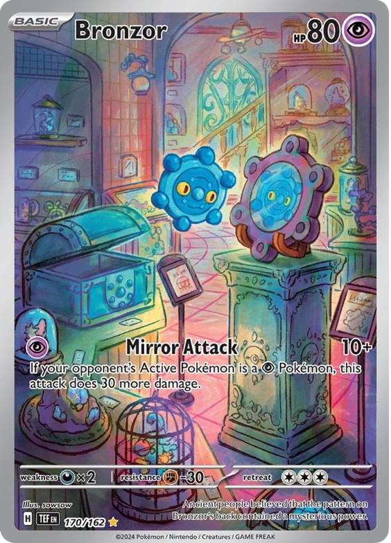 Bronzor 2024 Pokemon Scarlet & Violet Temporal Forces