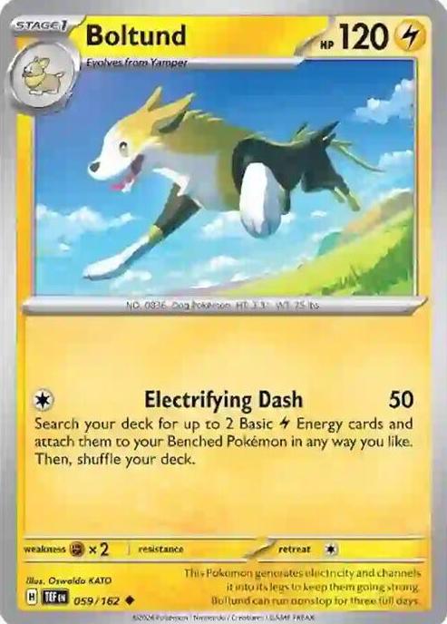 Boltund 2024 Pokemon Scarlet & Violet Temporal Forces