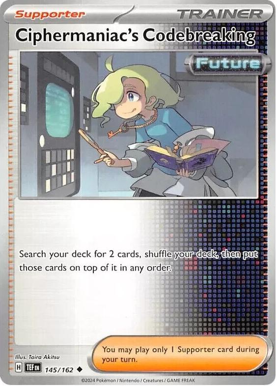 Ciphermaniac's Codebreaking 2024 Pokemon Scarlet & Violet Temporal Forces