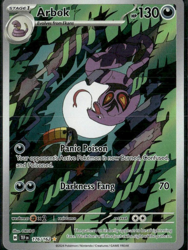 Arbok 2024 Pokemon Scarlet & Violet Temporal Forces
