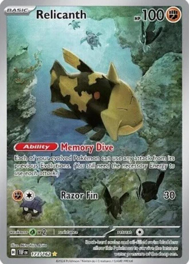 Relicanth 2024 Pokemon Scarlet & Violet Temporal Forces