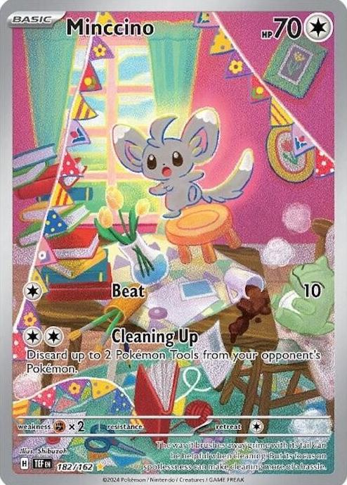 Minccino 2024 Pokemon Scarlet & Violet Temporal Forces