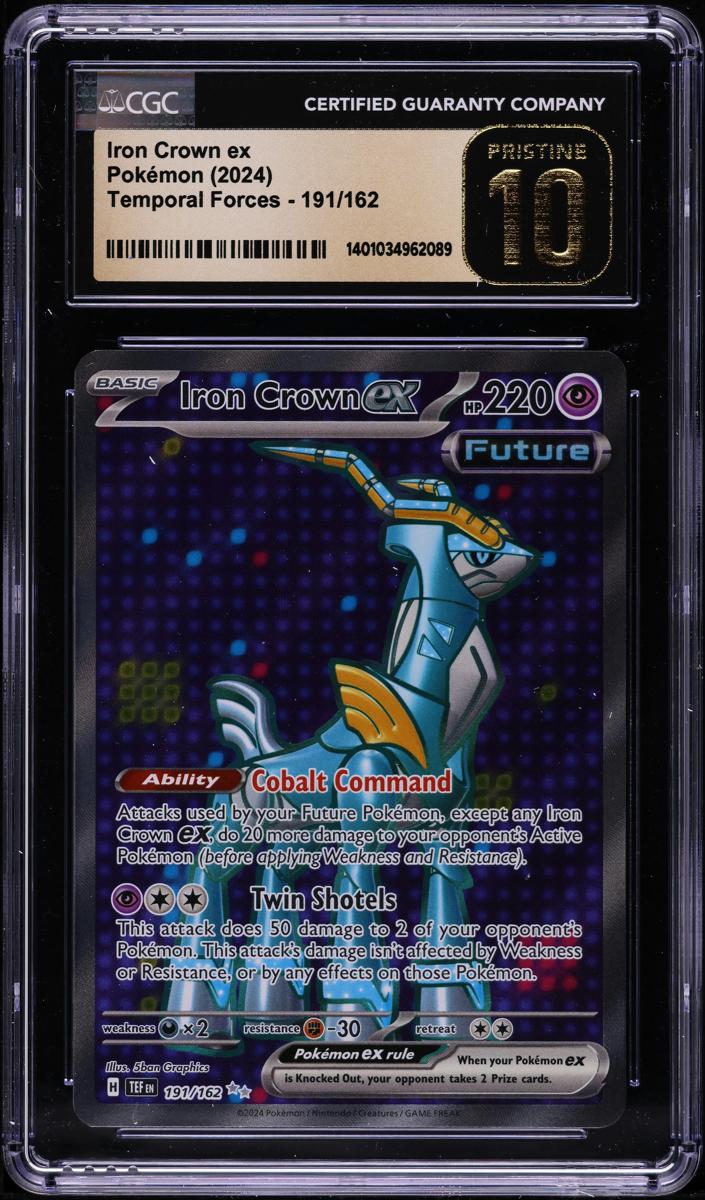 Iron Crown EX 2024 Pokemon Scarlet & Violet Temporal Forces