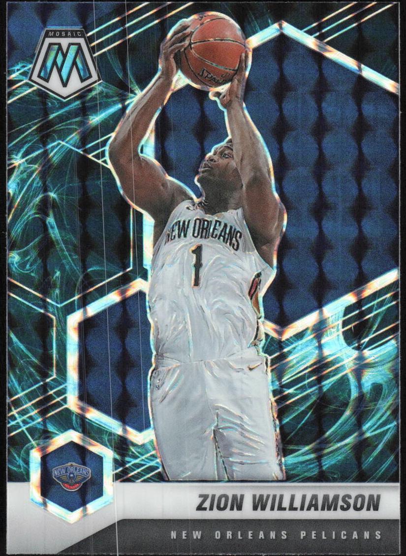 2020 Panini Mosaic Zion Williamson #49 card