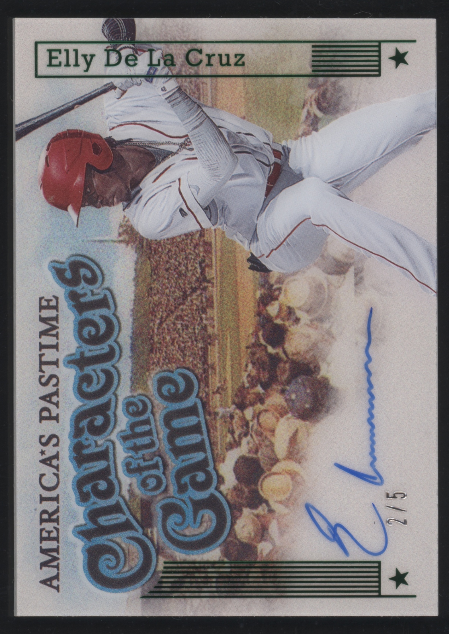 2023 Panini Chronicles Baseball Green Elly De La Cruz #COG-EC
