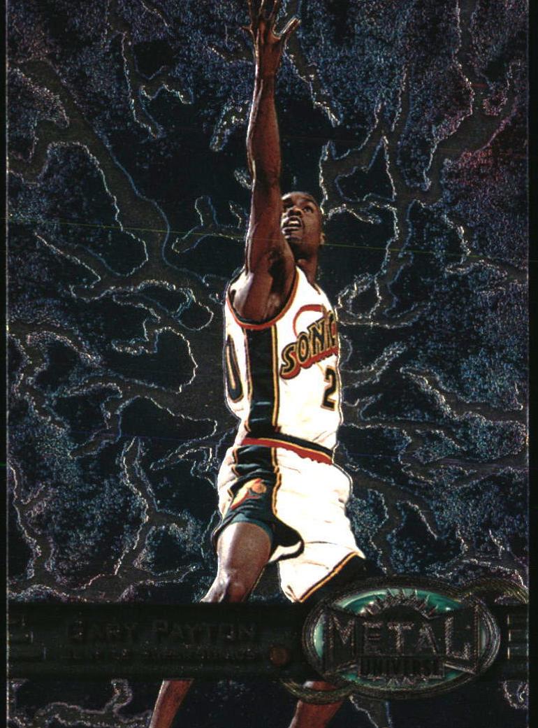 1997 Metal Universe Gary Payton #63 card