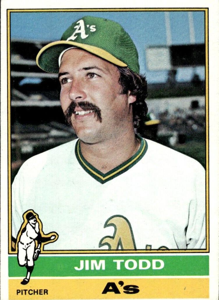 1976 Topps Jim Todd #221 card
