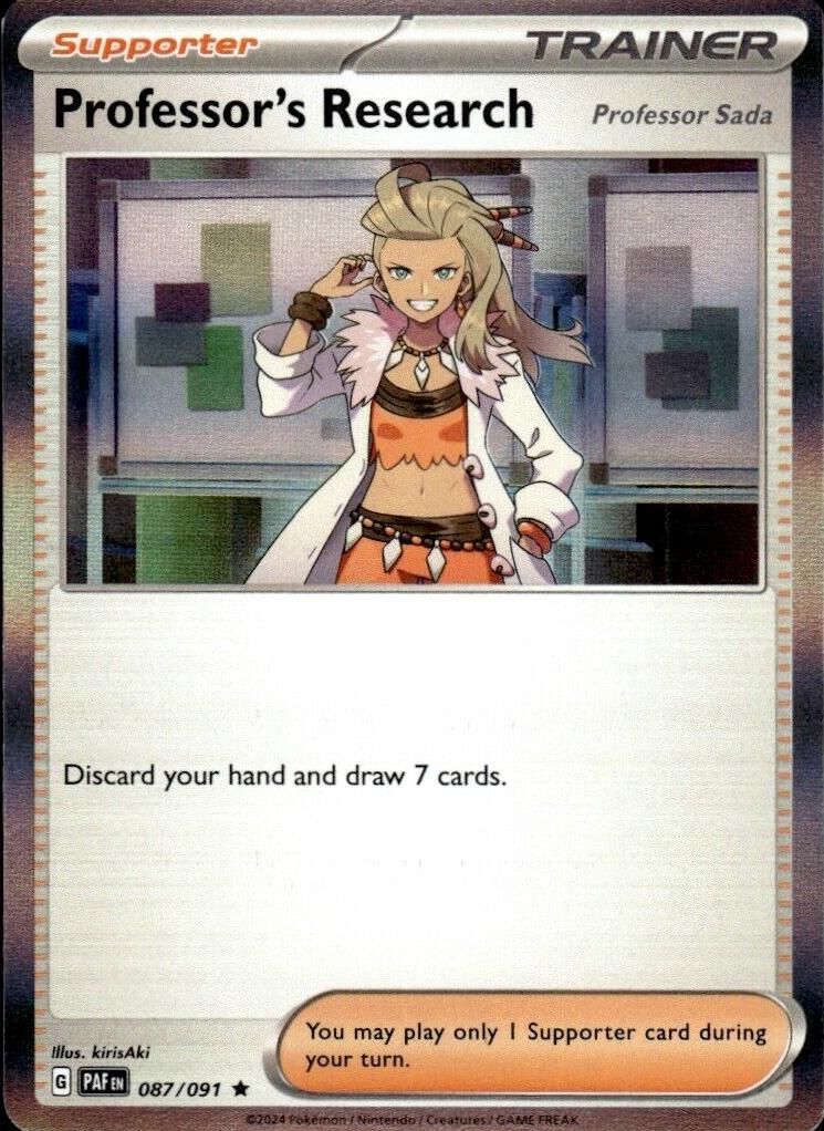Professor's Research 2024 Pokemon Scarlet & Violet Paldean Fates