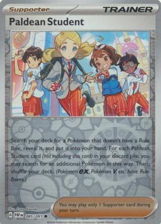 Paldean Student 2024 Pokemon Scarlet & Violet Paldean Fates Reverse Holo