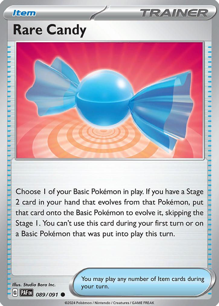 Rare Candy 2024 Pokemon Scarlet & Violet Paldean Fates