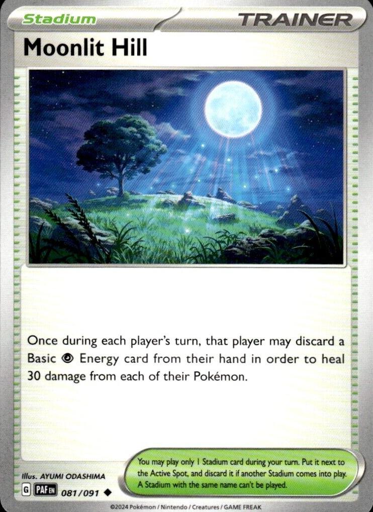 Moonlit Hill 2024 Pokemon Scarlet & Violet Paldean Fates