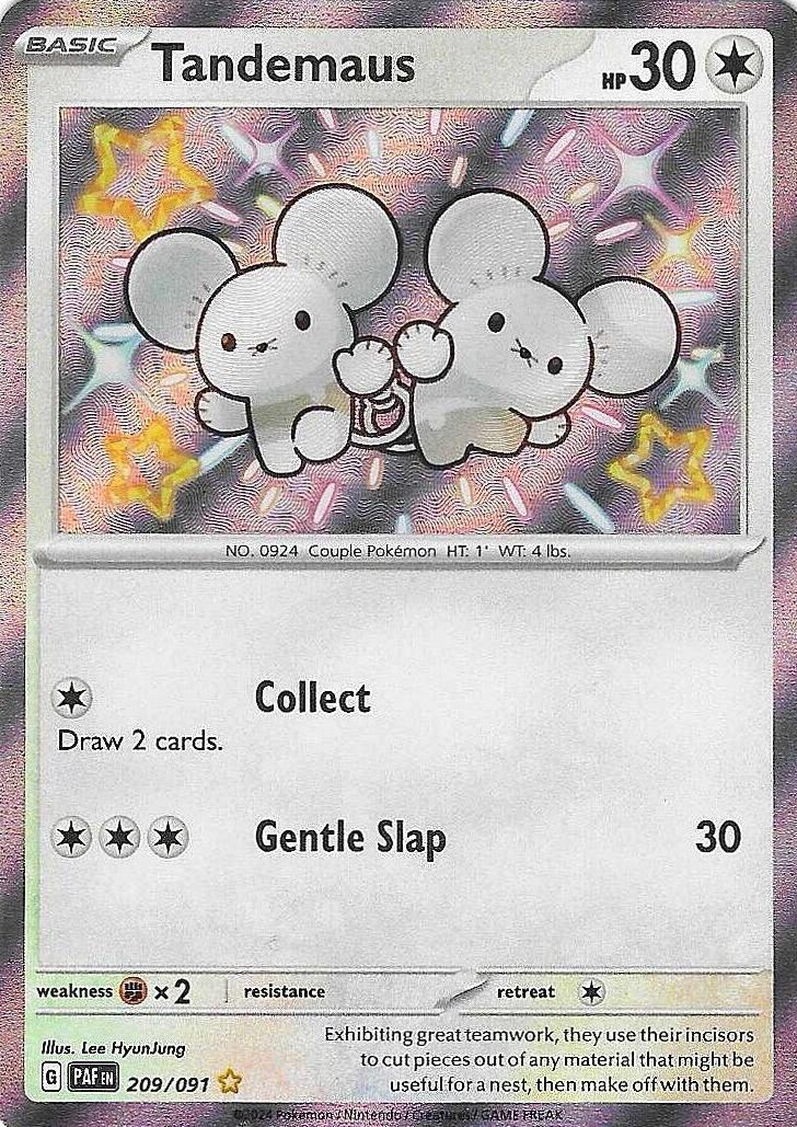 Tandemaus 2024 Pokemon Scarlet & Violet Paldean Fates