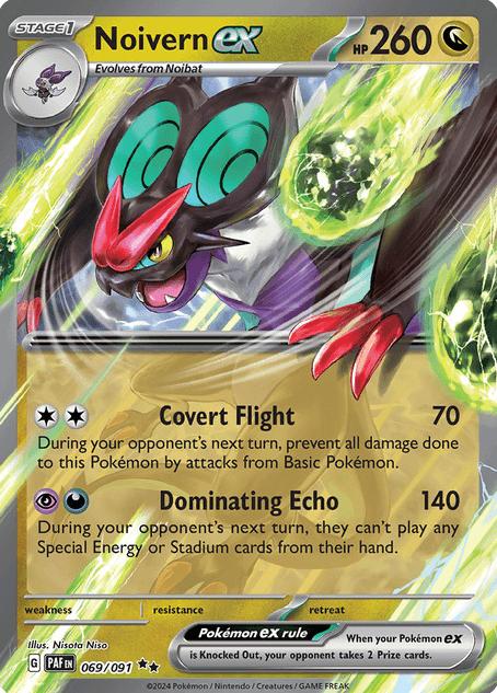 Noivern EX 2024 Pokemon Scarlet & Violet Paldean Fates